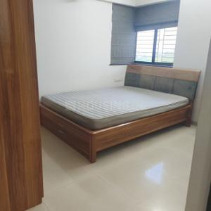 Bedroom Image of 800 Sq.ft 1.5 BHK Apartment / Flat for rent in Long Island, Charholi Budruk Pune for Rs. 25000