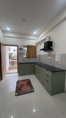Kitchen Image of 650 Sq.ft 1 BHK Apartment / Flat for rent in Mahalakshmi Nagar Indore for Rs. 23500