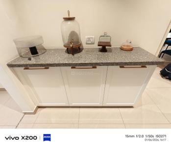 Kitchen Image of 955 Sq.ft 1 BHK Apartment / Flat for rent in Aryanparv Aarambh, Ujala Circle Ahmedabad for Rs. 26000
