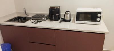 Kitchen Image of 650 Sq.ft 1 RK Apartment / Flat for rent in RKReal Ayyappa Society, Madhapur Hyderabad for Rs. 35000