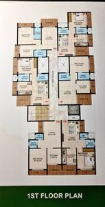 Floor Plan Image of 570 Sq.ft 1 RK Apartment / Flat for sale in City Garden, Karjat Thane for Rs. 1824000
