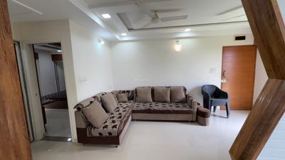 Living Room Image of 1215 Sq.ft 2 BHK Apartment / Flat for rent in Kavish Karnavati Riviera, New Maninagar Ahmedabad for Rs. 25000