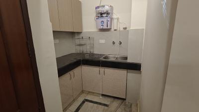 Kitchen Image of 600 Sq.ft 1 BHK Builder Floor for rent in Sector 55 Gurgaon for Rs. 27000
