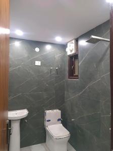 Common Bathroom One Image of 1200 Sq.ft 4 BHK Builder Floor for sale in Mahavir Enclave New Delhi for Rs. 10800000