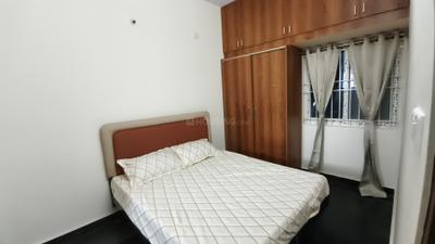 Bedroom Image of 900 Sq.ft 2 BHK Builder Floor for rent in Mahadevapura Bengaluru for Rs. 37000