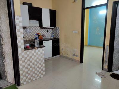 Kitchen Image of 550 Sq.ft 2 BHK Builder Floor for rent in Sahibabad Industrial Area Ghaziabad for Rs. 13000