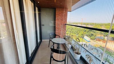 Balcony Image of 3230 Sq.ft 4 BHK Apartment / Flat for rent in BSA Paarijat At Shantigram, Shantigram Ahmedabad for Rs. 200000