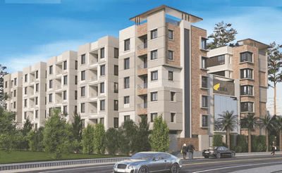 Image of 1238 Sq.ft 3 BHK Apartment / Flat for sale in DRA Trinity, Thoraipakkam, Chennai for Rs. 10100000