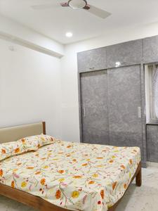 Bedroom Image of 900 Sq.ft 1 BHK Apartment / Flat for rent in Gachibowli Hyderabad for Rs. 28000