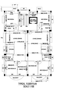 Image of 1268 Sq.ft 3 BHK Apartment / Flat for sale in MIG Cooperative, New Town, Kolkata for Rs. 7500000
