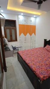 Bedroom Image of 660 Sq.ft 1 BHK Builder Floor for rent in Hari Nagar New Delhi for Rs. 18000