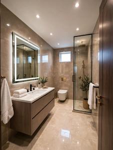 Bathroom Image of 1645 Sq.ft 3 BHK Apartment / Flat for sale in Argora Ranchi for Rs. 9199991