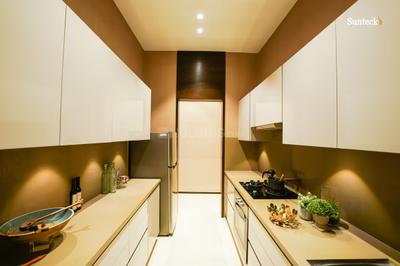 Kitchen Image of 1100 Sq.ft 3 BHK Apartment / Flat for sale in Sunteck Beach Residences, Vasai West Vasai for Rs. 17500000