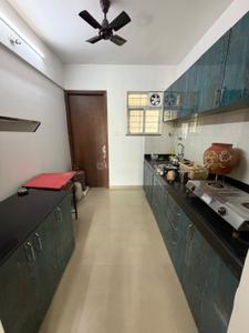 Kitchen Image of 700 Sq.ft 1 BHK Apartment / Flat for rent in Dhanori Pune for Rs. 25000