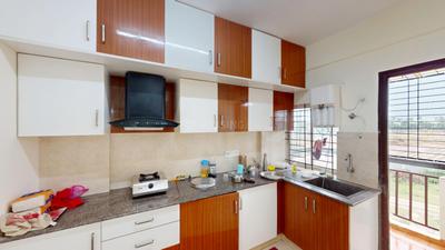 Kitchen Image of 1049 Sq.ft 2 BHK Apartment / Flat for sale in RRL Nature Woods, Sarjapur Bengaluru for Rs. 5900000