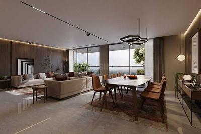 Hall Image of 5040 Sq.ft 5 BHK Apartment / Flat for sale in Goyal And Co Riviera Majestica, Ghuma Ahmedabad for Rs. 31200000