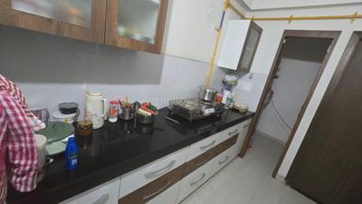 Kitchen Image of 1450 Sq.ft 2.5 BHK Apartment / Flat for rent in Adani Elysium Phase 2 Tower A and I, Shantigram Ahmedabad for Rs. 37000