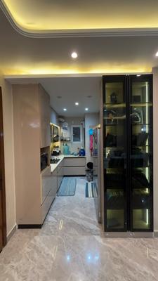 Kitchen Image of 1215 Sq.ft 3 BHK Apartment / Flat for sale in Satbari New Delhi for Rs. 11000000