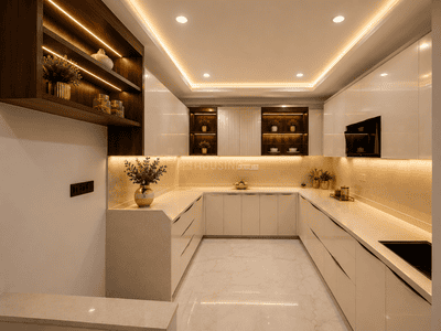 Kitchen Image of 1540 Sq.ft 3 BHK Apartment / Flat for sale in Hathod Jaipur for Rs. 6400000