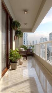 Balcony Image of 3500 Sq.ft 4 BHK Apartment / Flat for rent in Bani Park Jaipur for Rs. 80000