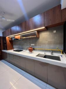 Kitchen Image of 2380 Sq.ft 3.5 BHK Apartment / Flat for rent in Shivalik Sharda Harmony, University Area Ahmedabad for Rs. 60000
