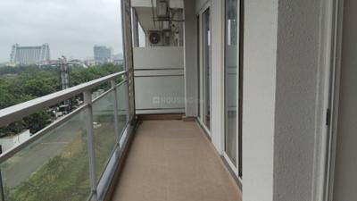 Balcony Image of 850 Sq.ft 1.5 BHK Studio for rent in Godrej Golf Links Villas, Jaypee Greens Greater Noida for Rs. 40000