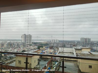Balcony Image of 1550 Sq.ft 3 BHK Apartment / Flat for rent in Ganges Sky, Shibpur Howrah for Rs. 38000