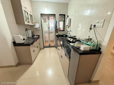 Kitchen Image of 1100 Sq.ft 2 BHK Apartment / Flat for rent in Kothrud Pune for Rs. 45000