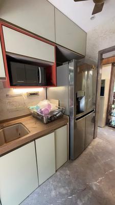 Kitchen Image of 1100 Sq.ft 3 BHK Apartment / Flat for rent in Kaustubh Usha Colony CHS, Malad West Mumbai for Rs. 90000