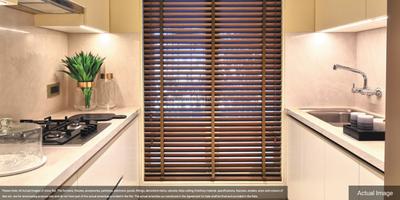 Kitchen Image of 750 Sq.ft 2 BHK Apartment / Flat for sale in Dosti Heron, Thane West Thane for Rs. 9800000