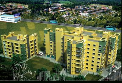 Image of 990 Sq.ft 2 BHK Apartment / Flat for sale in Sapnil Residency, Baranagar, Kolkata for Rs. 5094000