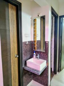 Bathroom Image of 650 Sq.ft 1 BHK Apartment / Flat for sale in Tharwani Vedant Millenia, Titwala Thane for Rs. 2600000