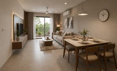 Hall Image of 977 Sq.ft 2 BHK Apartment / Flat for sale in Korattur Chennai for Rs. 11724000