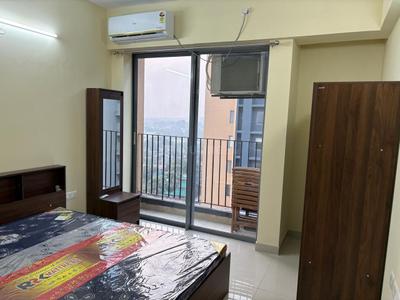 Bedroom Image of 830 Sq.ft 2 BHK Apartment / Flat for rent in Elevate At Godrej Se7en, Hanspukuria Kolkata for Rs. 26000