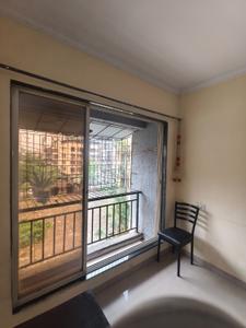 Bedroom Image of 750 Sq.ft 1 BHK Apartment / Flat for rent in Airoli Navi Mumbai for Rs. 21000