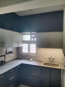 Kitchen Image of 1250 Sq.ft 3 BHK Apartment / Flat for rent in Origin O P Luxe Paradiise, Tajganj Agra for Rs. 20000