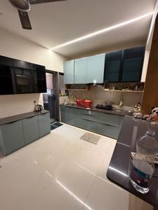 Kitchen Image of 1800 Sq.ft 3 BHK Apartment / Flat for rent in Sampad Centrum, Bhat Ahmedabad for Rs. 32000