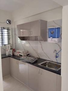 Kitchen Image of 580 Sq.ft 1 RK Apartment / Flat for rent in Kamat Galaxy, Panjim Goa for Rs. 12000