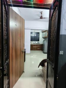 Kitchen Image of 850 Sq.ft 1 BHK Apartment / Flat for rent in Signature Vrajdham 2, Ujala Circle Ahmedabad for Rs. 19500