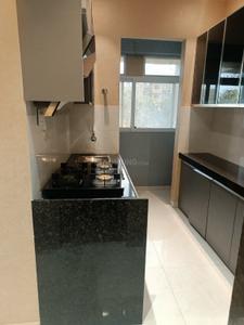 Kitchen Image of 606 Sq.ft 1 BHK Apartment / Flat for sale in Harsh Trinity Oasis, Naigaon East Naigaon for Rs. 3800000