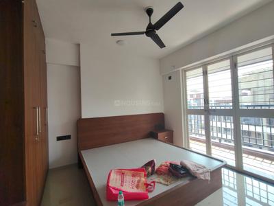 Bedroom Image of 1150 Sq.ft 3 BHK Apartment / Flat for rent in Vinayak Eastern River Residency, Pimple Gurav Pune for Rs. 47000