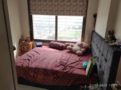 Bedroom Image of 1609 Sq.ft 3 BHK Apartment / Flat for rent in Happy Home Nakshatra Nebula, Rander Surat for Rs. 21000