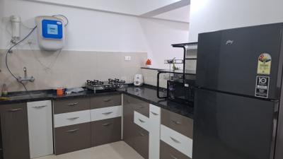 Kitchen Image of 1002 Sq.ft 2 BHK Apartment / Flat for rent in Silveroak Saisha, Punawale Pune for Rs. 27000