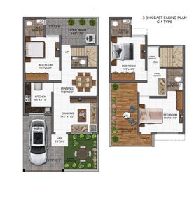 Image of 1500 Sq.ft 3 BHK Duplex for sale in Sarkanda, Bilaspur for Rs. 6600000
