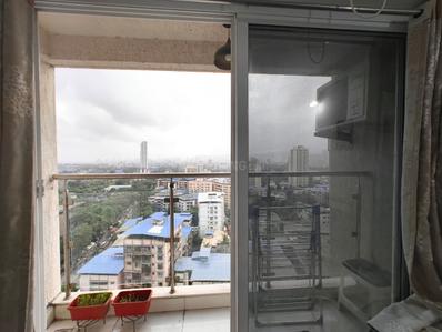 Balcony Image of 625 Sq.ft 1 BHK Apartment / Flat for sale in Ashar Aria, Kalwa Thane for Rs. 9000000