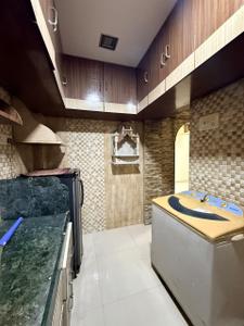 Kitchen Image of 750 Sq.ft 1 BHK Apartment / Flat for rent in Airoli Navi Mumbai for Rs. 32000