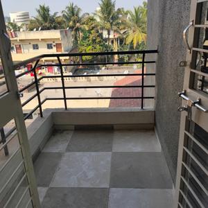 Balcony Image of 665 Sq.ft 1 BHK Apartment / Flat for rent in PM Oak View, Thergaon Pune for Rs. 11000