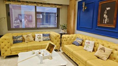Living Room Image of 2150 Sq.ft 3 BHK Apartment / Flat for rent in Keshav Aaradhyam, Kudasan Gandhinagar for Rs. 60000