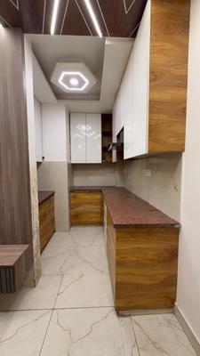 Kitchen Image of 1000 Sq.ft 3 BHK Builder Floor for rent in Razapur Khurd New Delhi for Rs. 18500