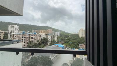 Balcony Image of 776 Sq.ft 1 BHK Apartment / Flat for rent in DSS Mahavir Spring Tulip Phase 1, Thane West Thane for Rs. 40000